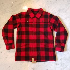 Lands' End Kids Shirt Jacket Sz M - NWT